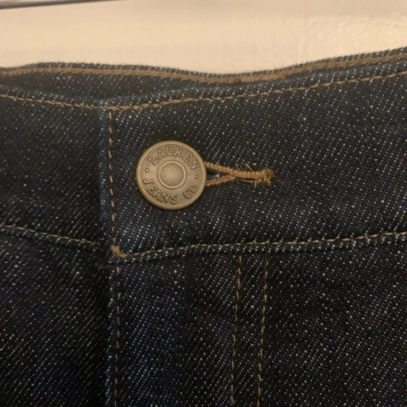 Lauren, Ralph Lauren.
High-Rise Boot Jean dark denim size 6 Western galgurl - Picture 6 of 16